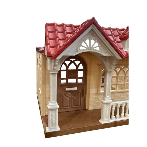 Sweet Raspberry Home Epoch Calico Critters Sylvanian Families Single Story House - Picture 2 of 9